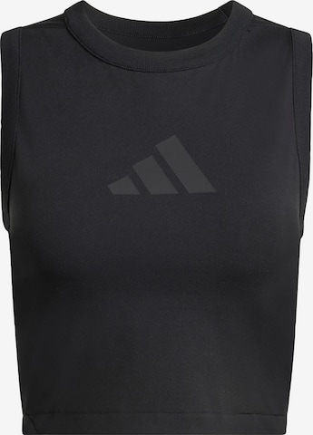 ADIDAS SPORTSWEAR Sports top 'Z.N.E.' in Black: front