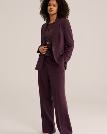 WE Fashion Wide Leg Hose in Rot