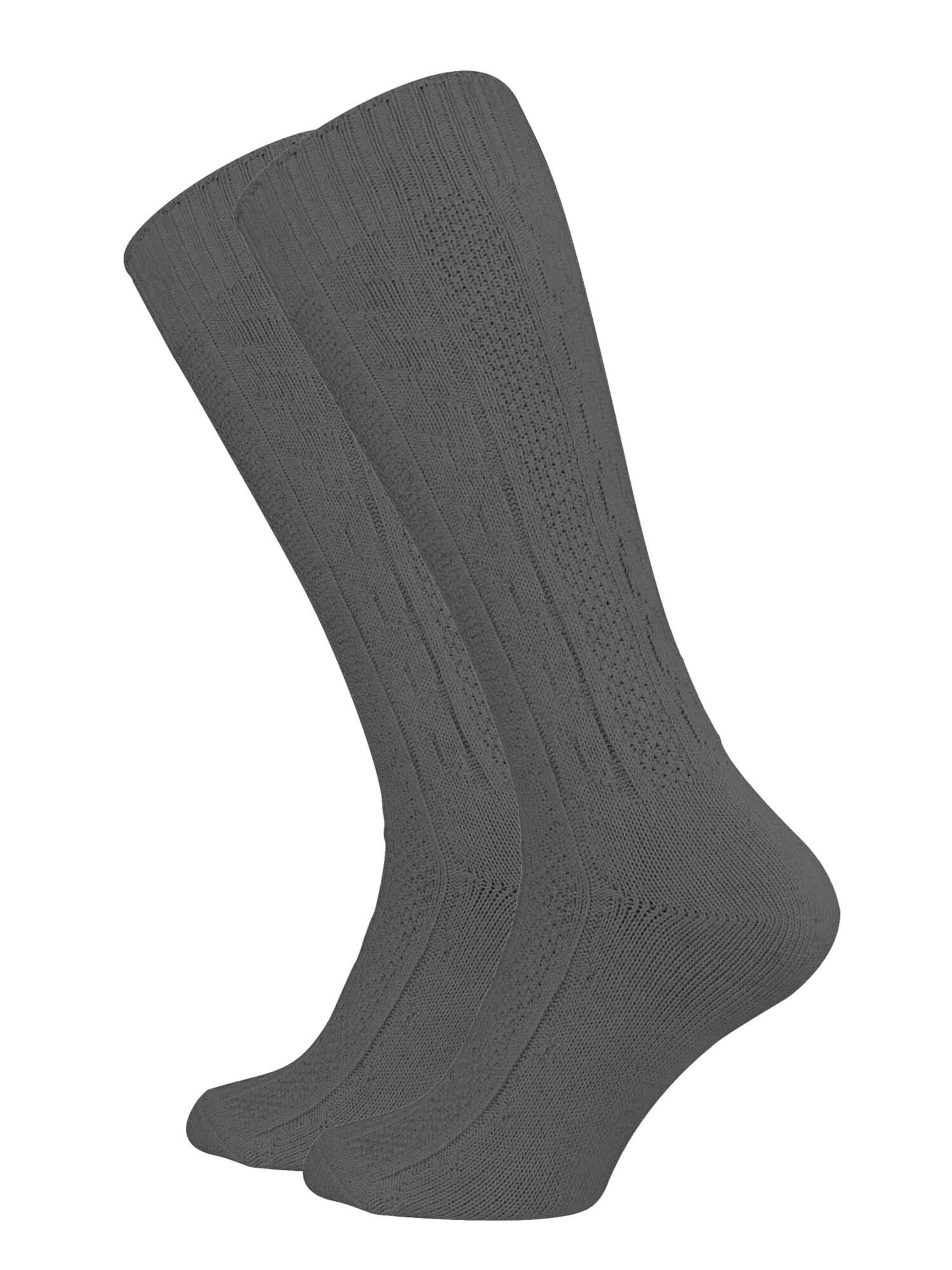 Chaussettes Cotton Prime en gris : devant
