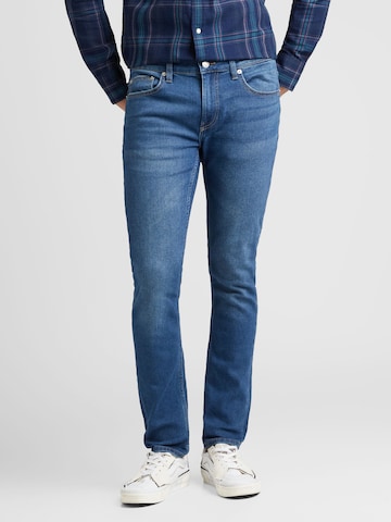 Coupe slim Jean Only & Sons en bleu : devant