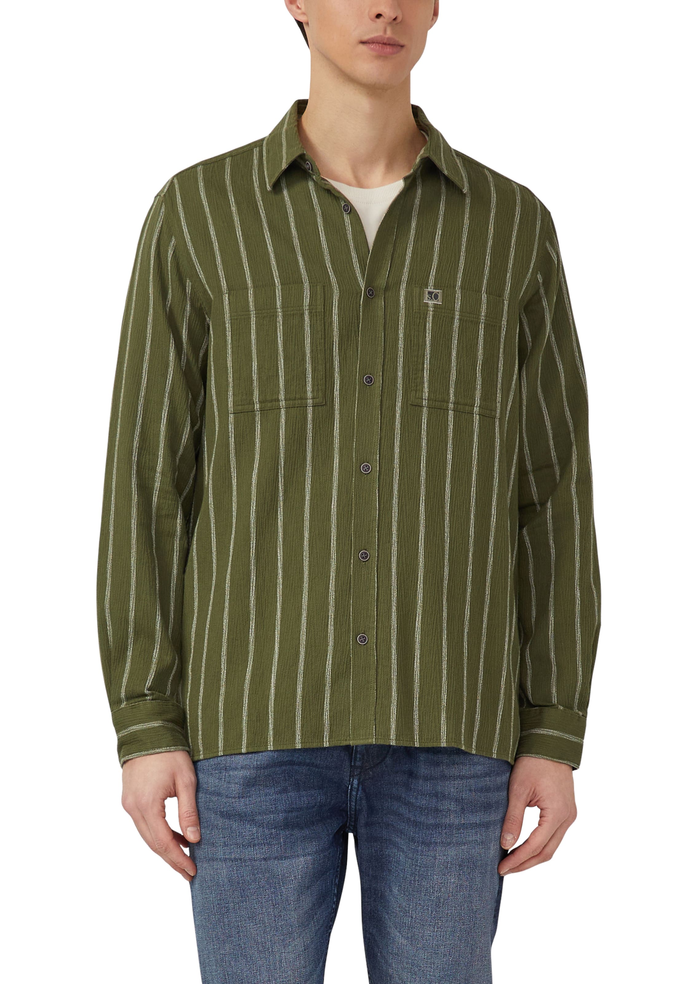 s.Oliver Regular Fit Hemd in Grün