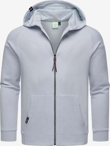 Ragwear Zip-Up Hoodie 'Zenway' in Grey: front