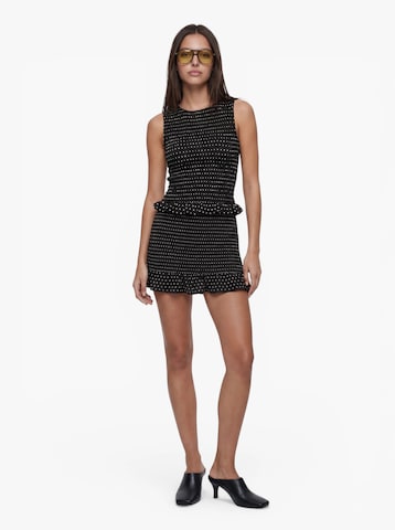 Noisy May Curve Skirt 'NMBEA' in Black