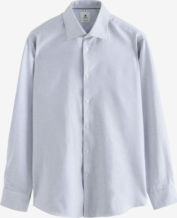 Next Slim fit Button Up Shirt in Grey: front