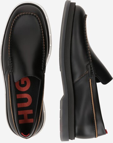 juoda HUGO Loaferai 'Chaol'