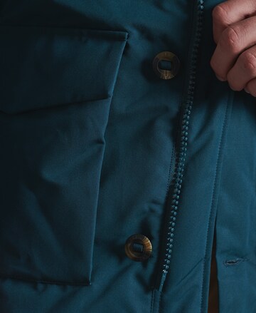 Superdry Regular fit Winter Parka 'Everest' in Blue