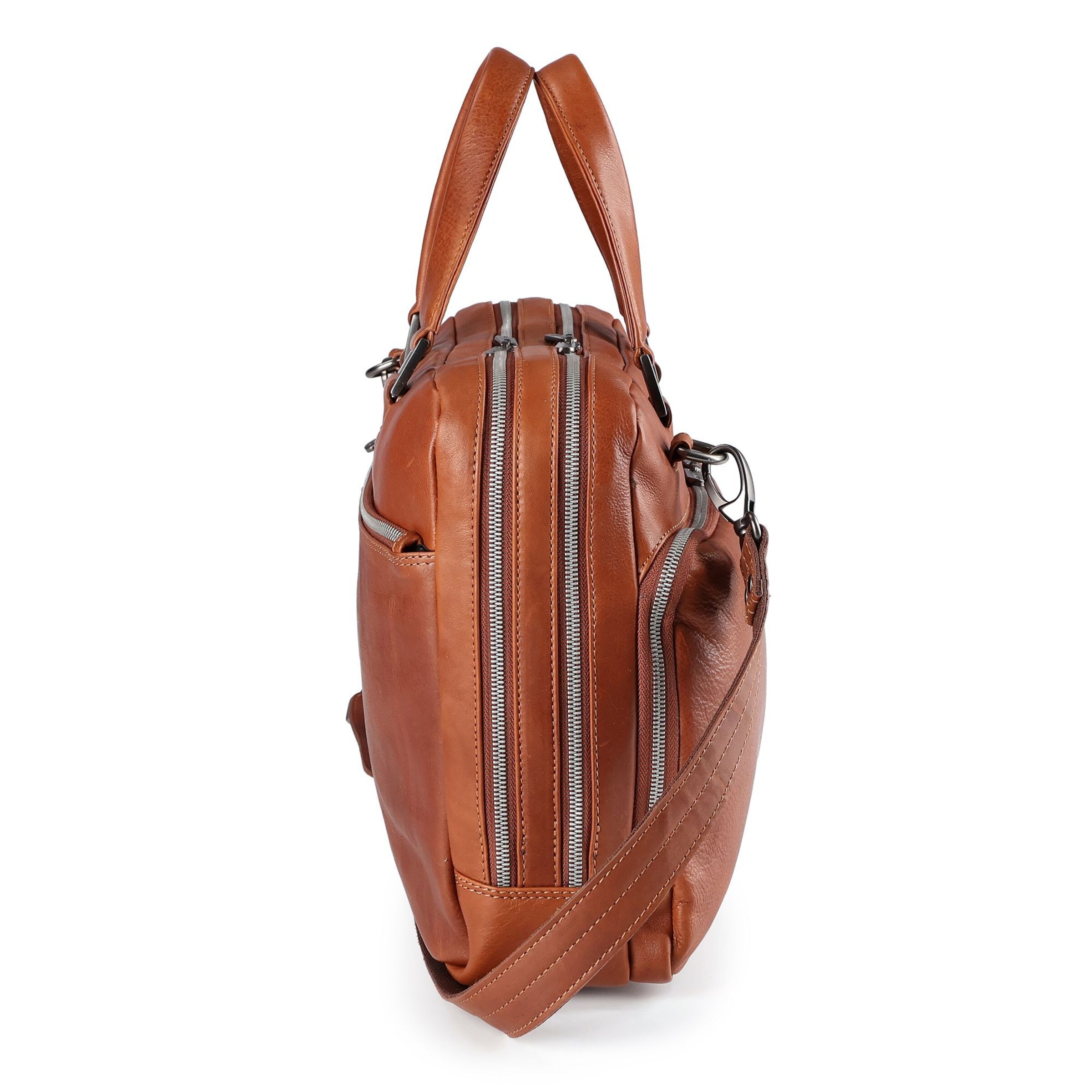 Plevier Document Bag 'Larry ' in Brown
