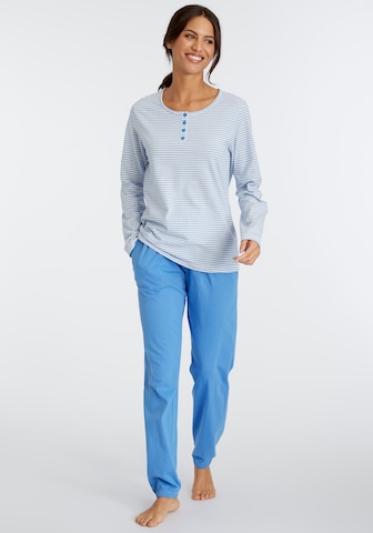 VIVANCE Pyjama 'Dreams' in Blau