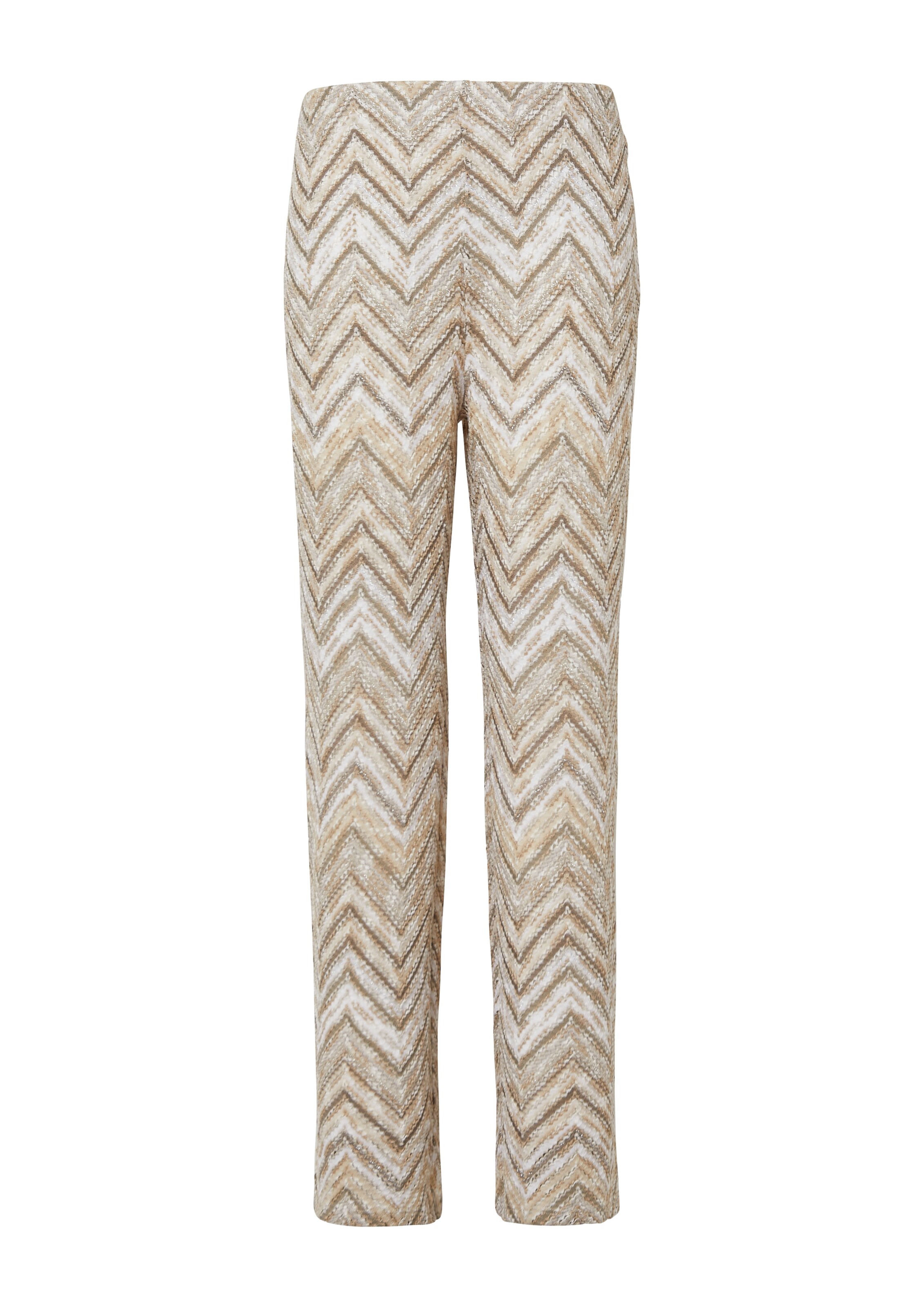 s.Oliver BLACK LABEL Wide Leg Hose in Beige: Vorderseite