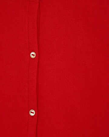 WE Fashion Knit cardigan in Red
