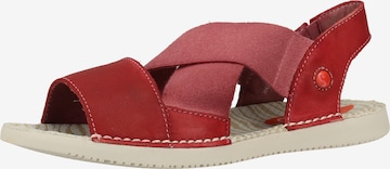 Softinos Sandals in Red: front