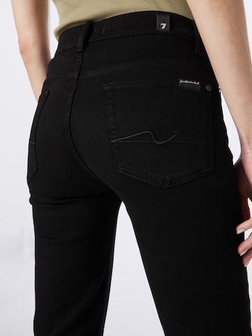 7 for all mankind Slimfit Jeans 'ROXANNE' in Schwarz