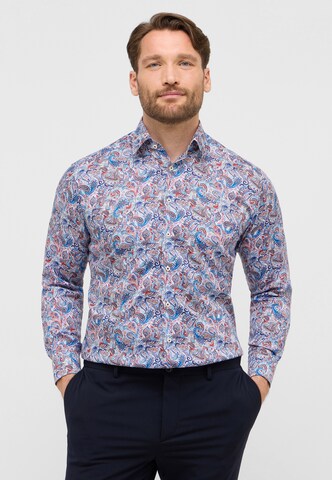 ETERNA Comfort fit Button Up Shirt in Blue: front
