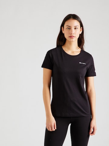 T-shirt Champion Authentic Athletic Apparel en noir : devant