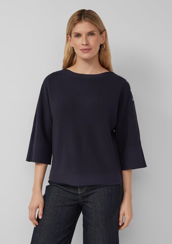 Pull-over s.Oliver en bleu : devant