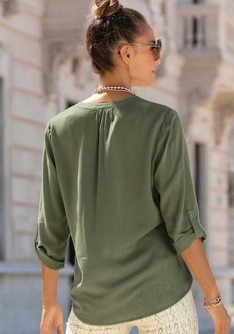 LASCANA Bluza | zelena barva