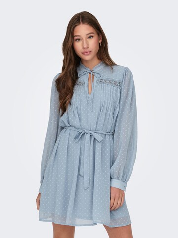 Robe 'MADONNA' ONLY en bleu : devant