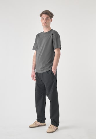 Cleptomanicx Shirt 'Classic Tee Ligull Classic' in Grey