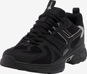 Pull&Bear Sneakers in Black: front