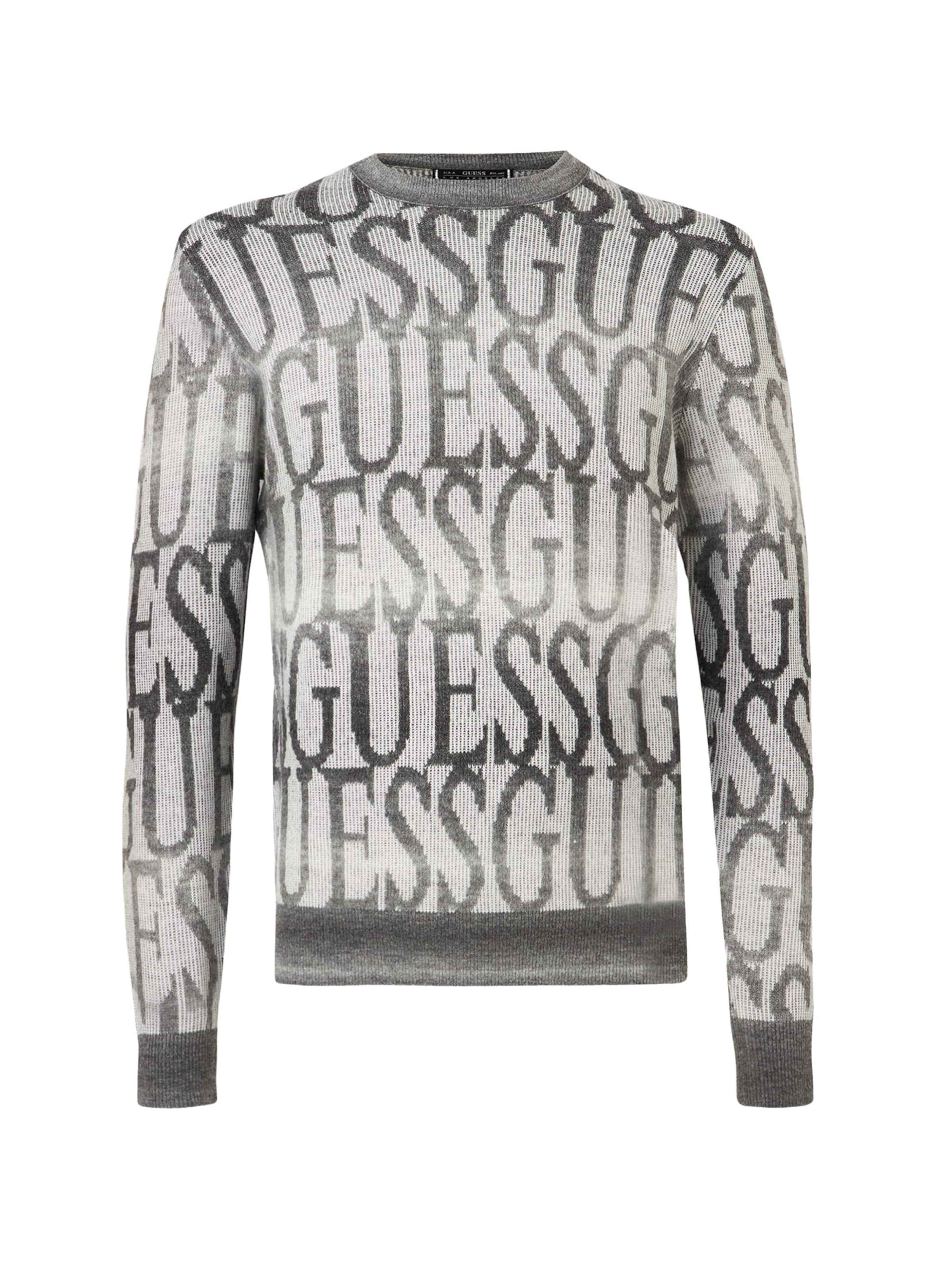GUESS Πουλόβερ 'JOSHAWA' σε γκρι: μπροστά