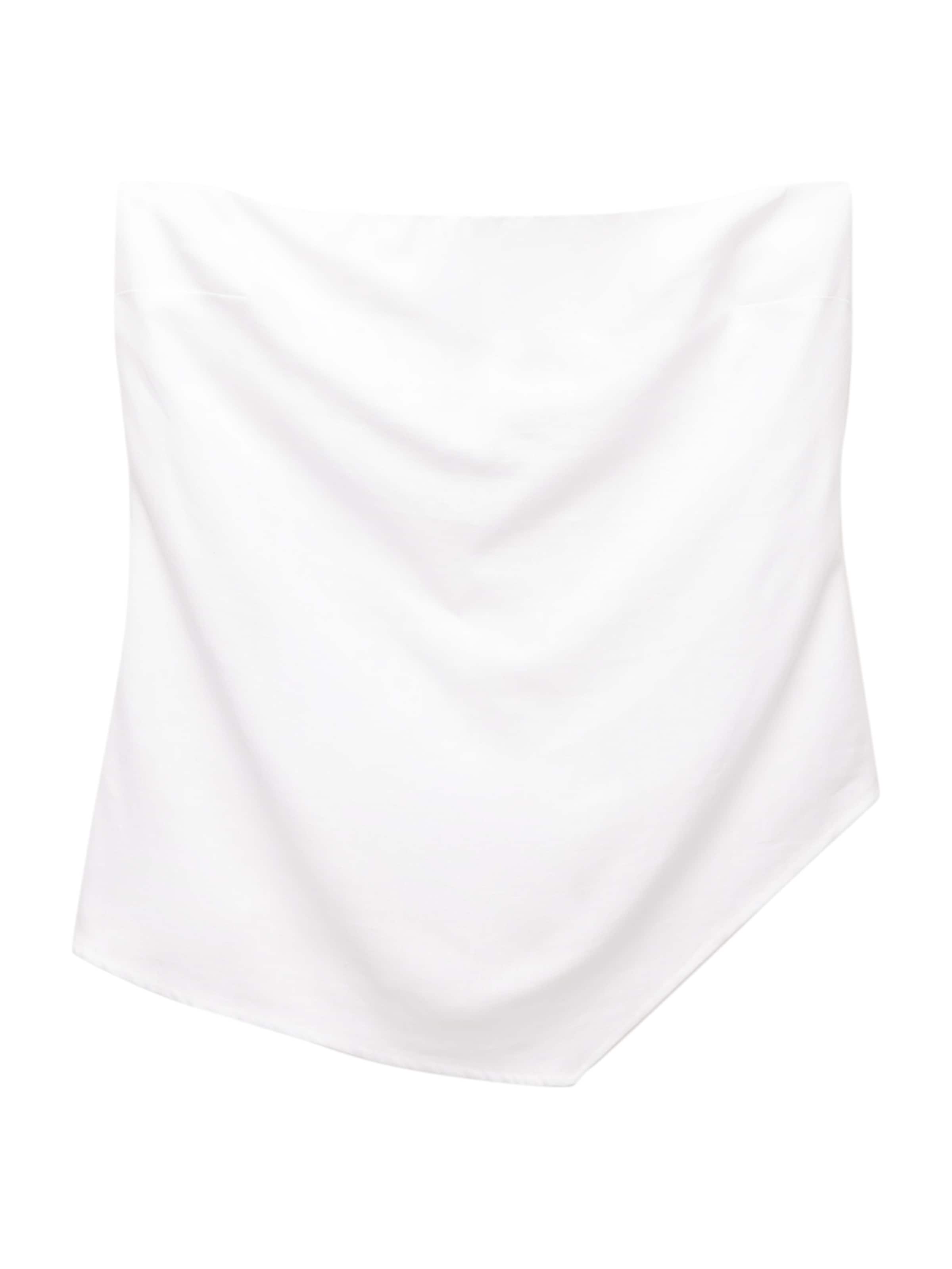 Top di Pull&Bear in bianco: frontale