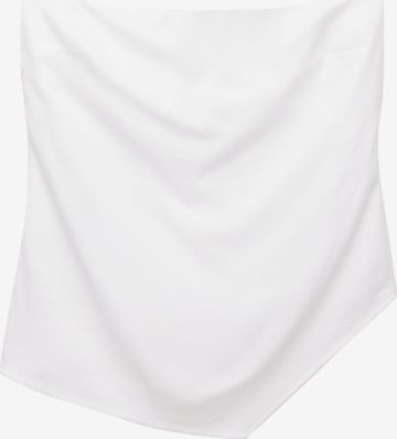 Pull&Bear Top | bela barva: sprednja stran