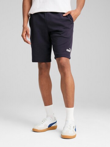 PUMA Обычный Спортивные штаны 'ESS No. 1' в Синий: спереди
