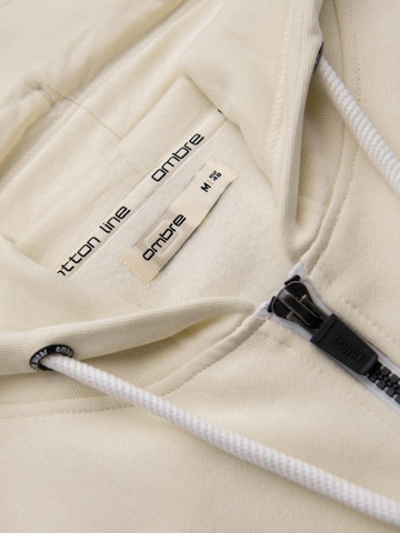 Sweat-shirt Ombre en blanc