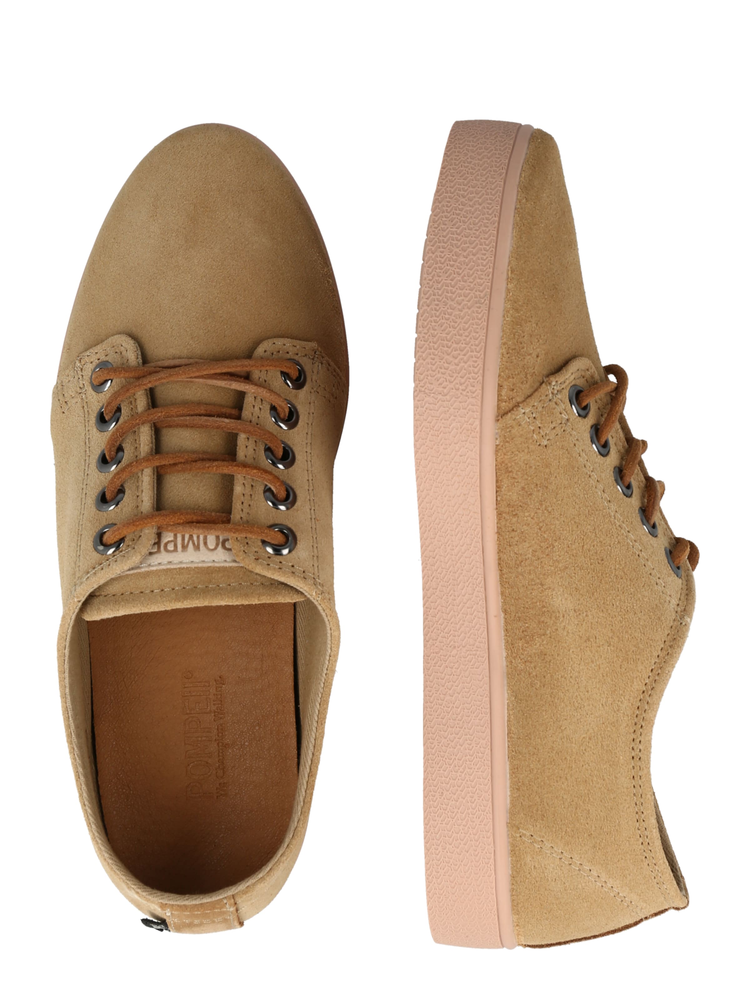 POMPEII Низкие кроссовки 'HIGBY' в Коричневый