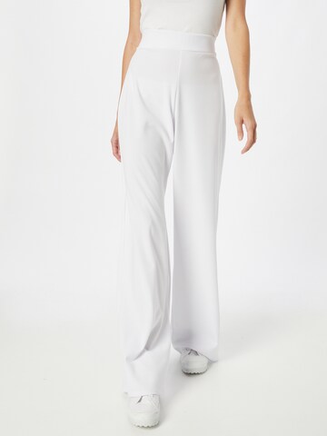 Wide leg Pantaloni de la Public Desire pe alb: față