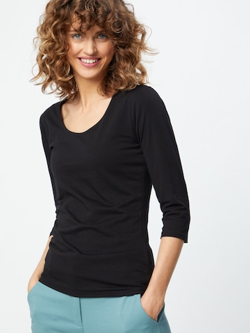 Soyaconcept - Camiseta 'Pylle 175' en negro: frente