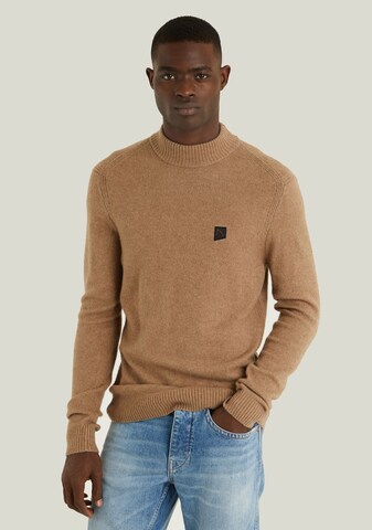 Pull-over 'Trace' CHASIN' en beige : devant