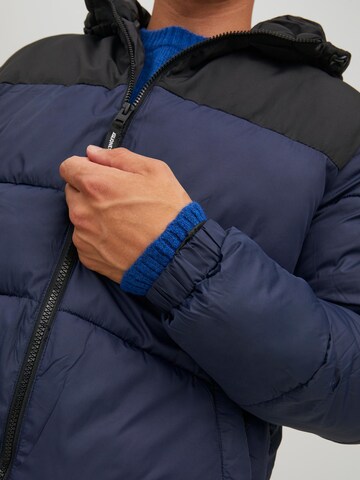 JACK & JONES Winter Jacket 'Chili' in Blue