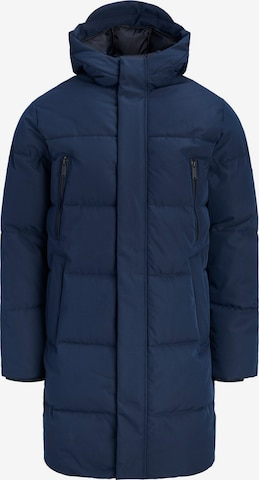 JACK & JONES Зимнее пальто 'JJEBecks' в Синий: спереди