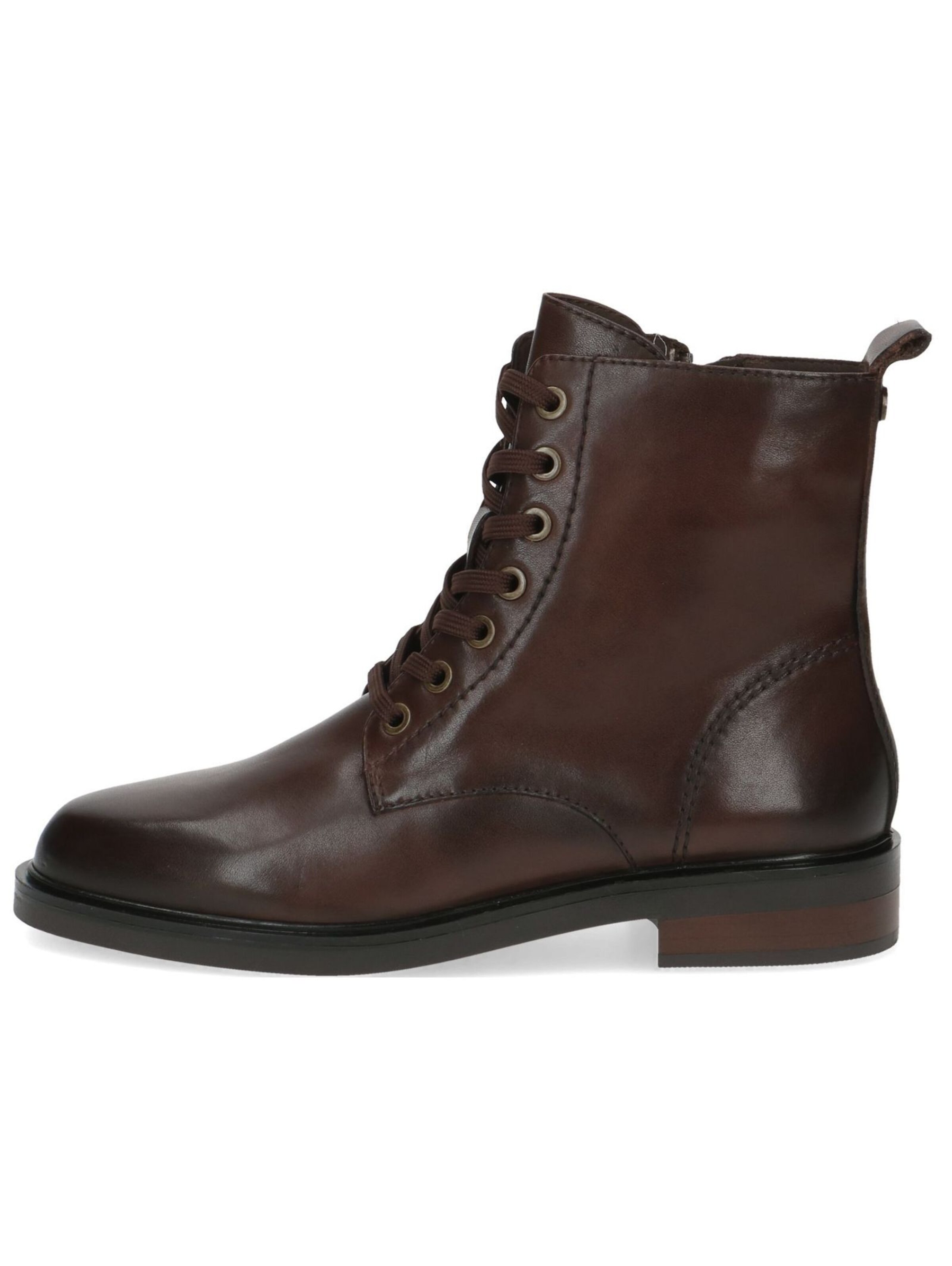 CAPRICE Lace-Up Ankle Boots in Brown