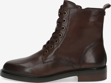 CAPRICE Lace-Up Ankle Boots in Brown