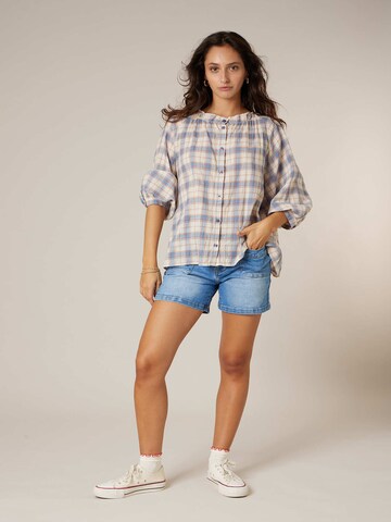 Chemisier 'Elleni' Deeluxe en bleu