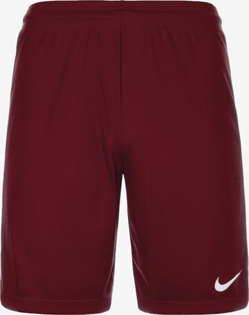 NIKE Workout Pants 'Park II' in Red: front