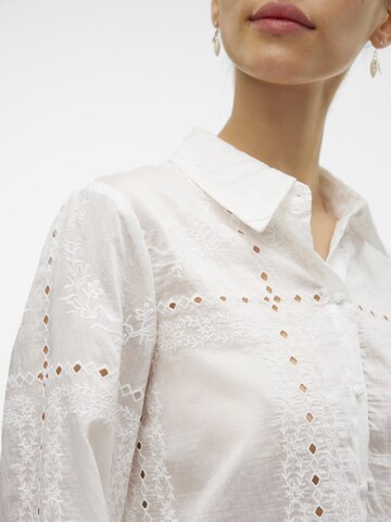 VERO MODA Bluse in Weiß