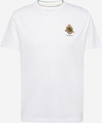 Tricou 'HERITAGE' de la Hackett London pe alb: față