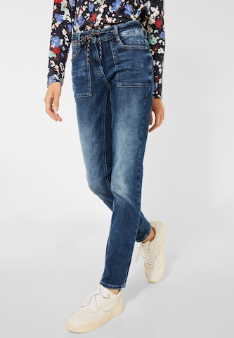 Skinny Jean 'Scarlett' CECIL en bleu : devant