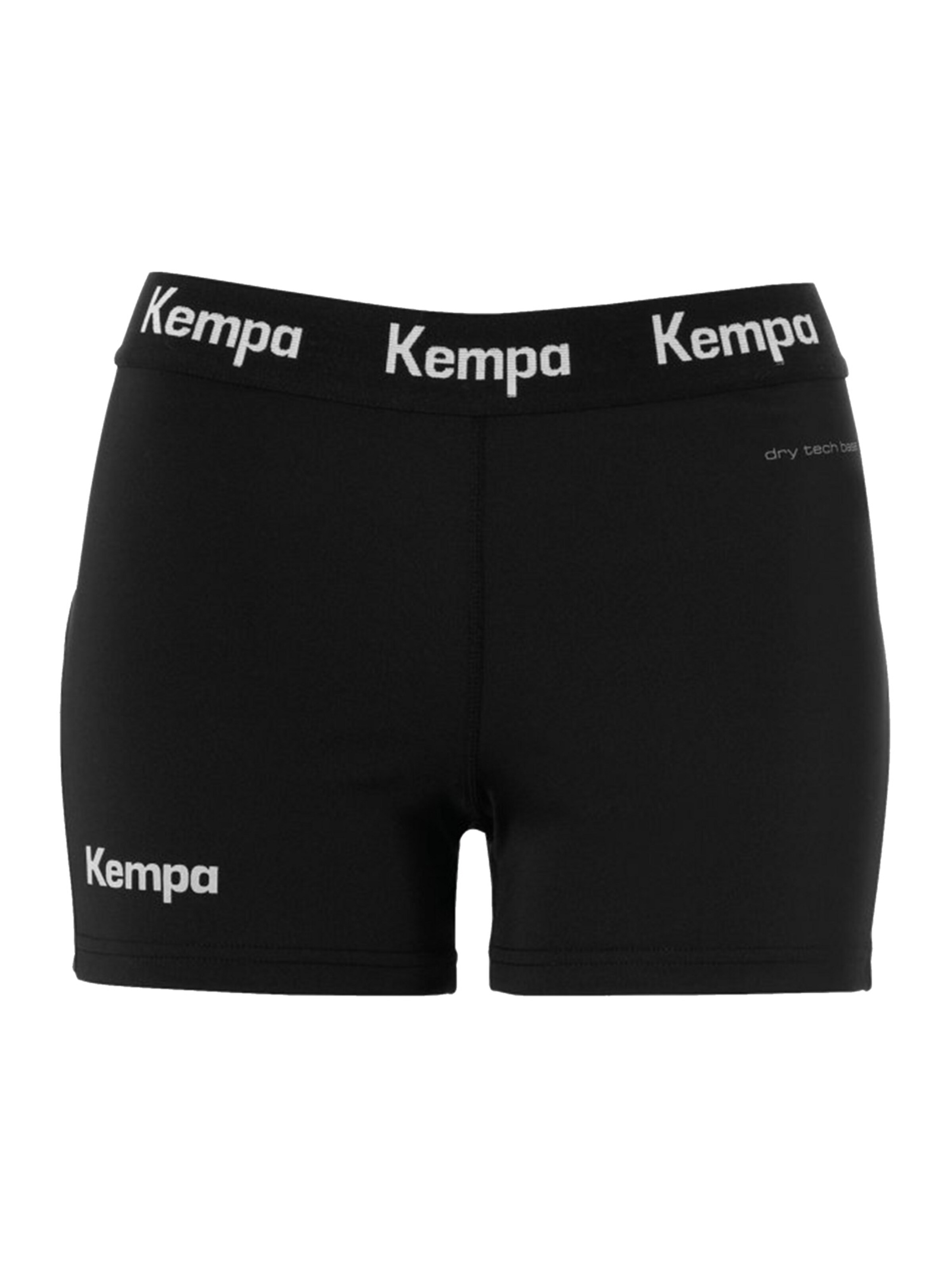 KEMPA Slimfit Sportovní kalhoty – černá: přední strana