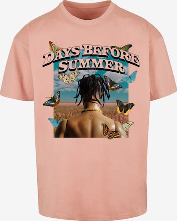 Maglietta 'Days Before Summer' di MT Upscale in rosa: frontale