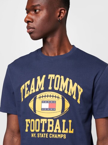 Tricou de la Tommy Jeans pe albastru