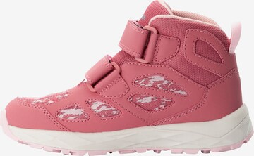 Boots 'WOODLAND 2' di JACK WOLFSKIN in rosa: frontale