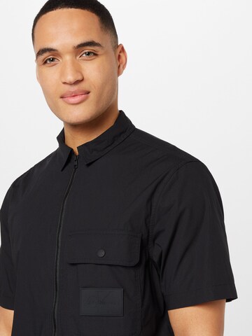 Calvin Klein Jeans Rovný strih Košeľa - Čierna