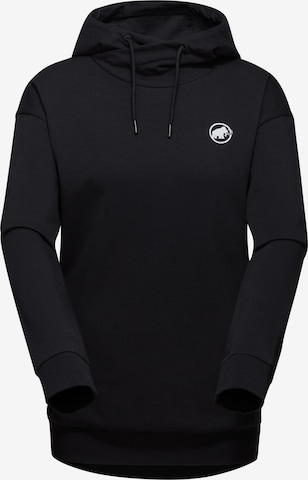 MAMMUT Sportsweatshirt in Schwarz: Vorderseite