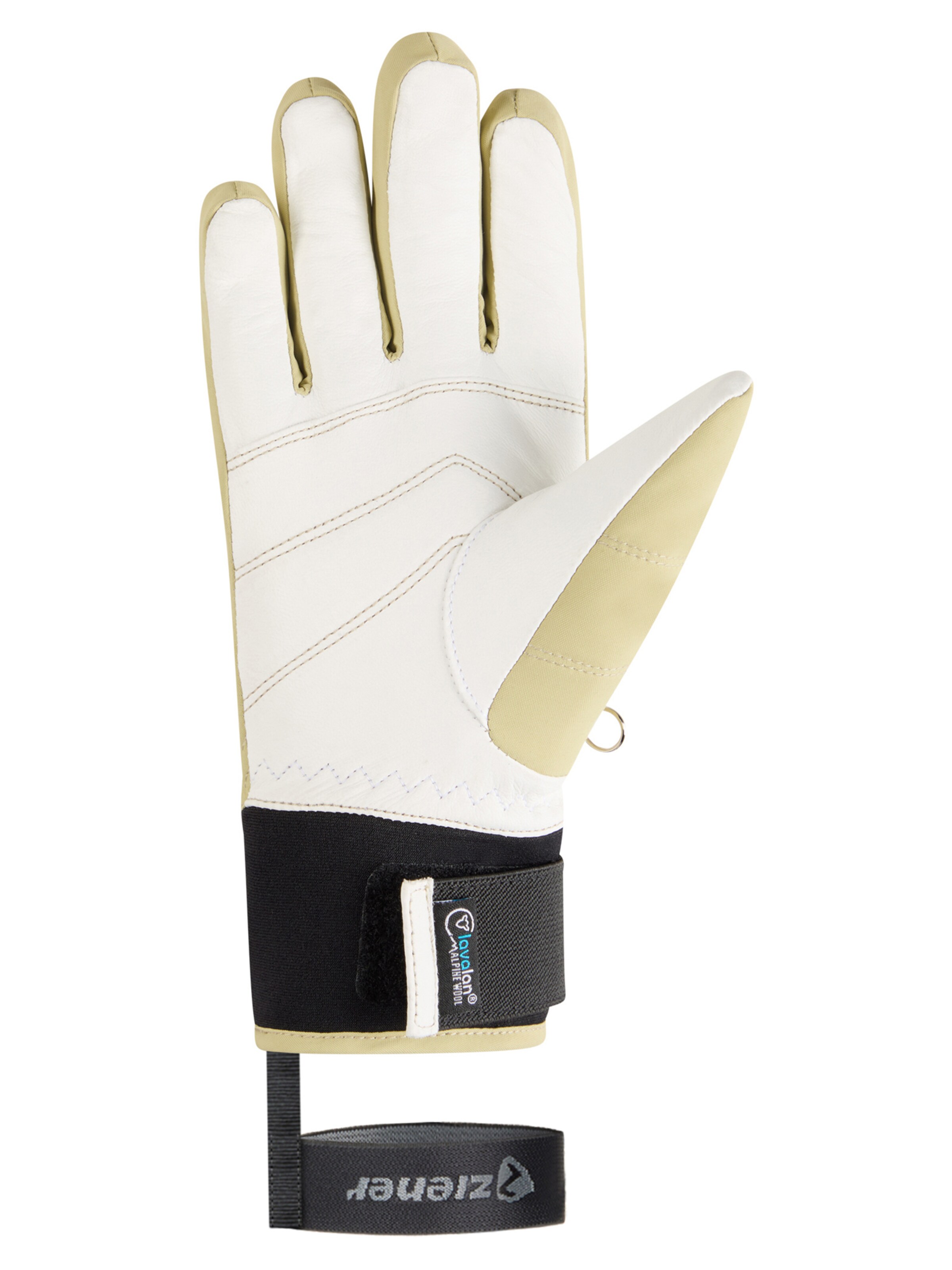 ZIENER Athletic Gloves 'Kale' in Beige