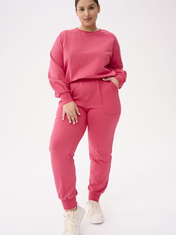 Blue Shadow Regular Pants in Pink