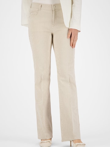 Gardeur Slim fit Trousers 'ZURI126' in Beige: front